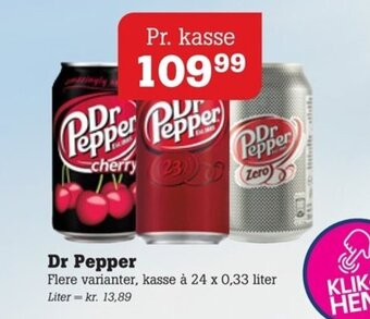 Poetzsch Padborg Dr Pepper tilbud