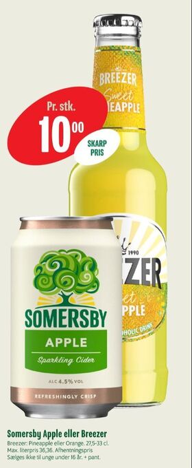 Min Købmand Somersby cider tilbud