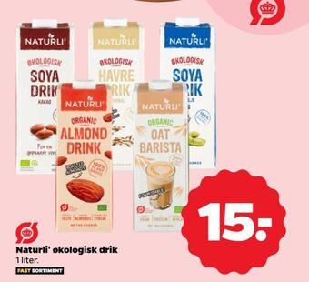 Netto Naturli' mandeldrik tilbud