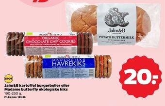 Netto Jalm & b potato buttermilk burgerboller tilbud