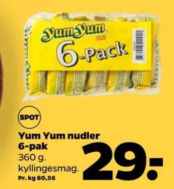 Netto Yum yum nudler tilbud