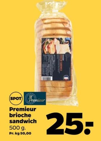 Netto Premieur sandwichbrød tilbud