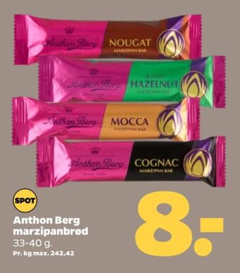 Netto Anthon berg marcipanbrød mocca tilbud