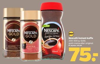 Netto Gold instant kaffe tilbud