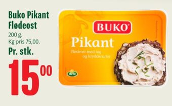 Min Købmand Buko flødeost pikant tilbud