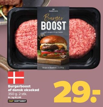 Netto Burger boost hakkebøffer tilbud