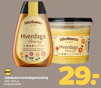 Netto Jakobsens honning tilbud