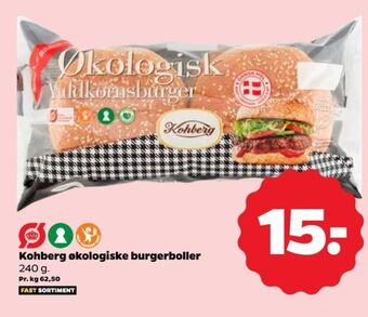 Netto Kohberg fuldkorn burgerboller tilbud