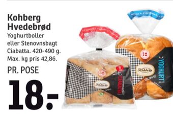 SPAR Kohberg yoghurtboller tilbud