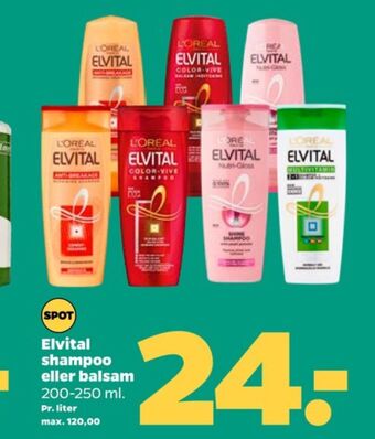 Netto Elvital shampoo tilbud