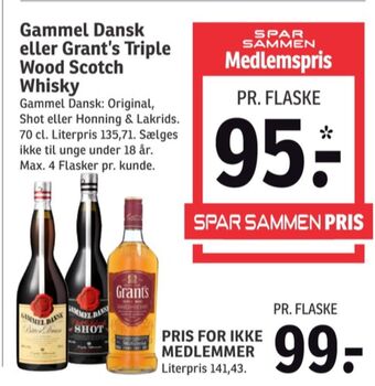 SPAR Gammel dansk bitter tilbud