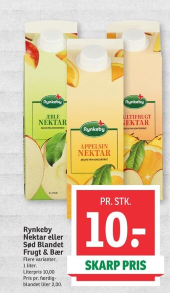 SPAR Nektar appelsinjuice tilbud