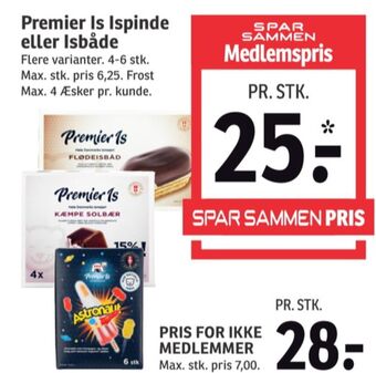 SPAR Astronaut ispinde tilbud