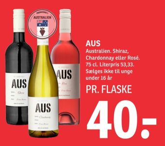 SPAR Ukendt australsk hvidvin tilbud