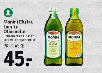 SPAR Monini olivenolie tilbud