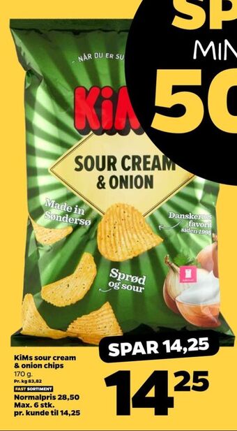 Netto Kims chips tilbud