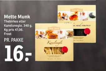 SPAR Mette munk tebirkes tilbud