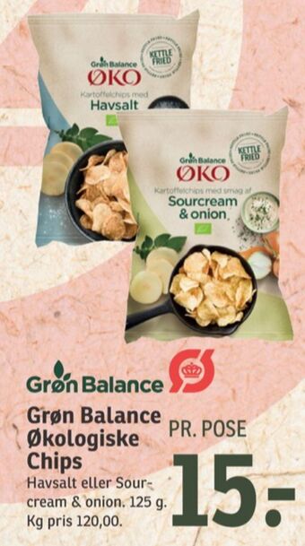 SPAR Grøn balance chips tilbud