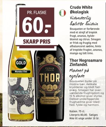 SPAR Ukendt italiensk hvidvin tilbud