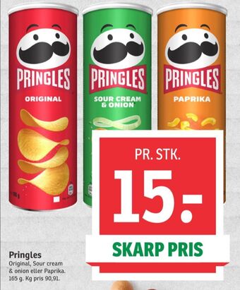 SPAR Pringles chips tilbud