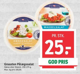 SPAR Graasten hønsesalat tilbud