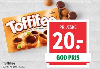 SPAR Toffifee dessertchokolade tilbud