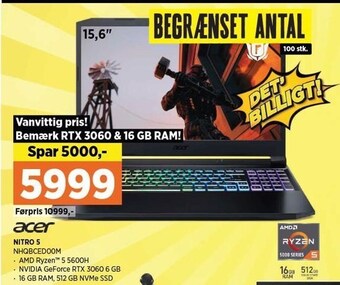 Power Acer nitro 5 tilbud