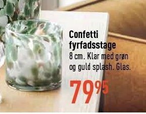 Imerco Confetti fyrfadsstage tilbud