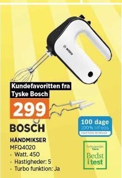 Power Bosch håndmikser tilbud