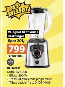 Power Obh nordica blender tilbud