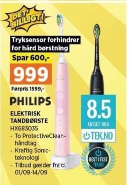 Power Philips elektrisk tandbørste tilbud