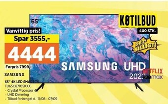 Power 65´´ 4k led smart tv tilbud