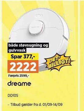 Power Dreame dd10s tilbud