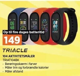 Power Triacle 104 aktivitetsmåler tilbud