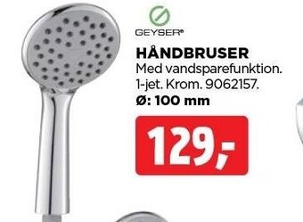 jem & fix Geyser håndbruser tilbud