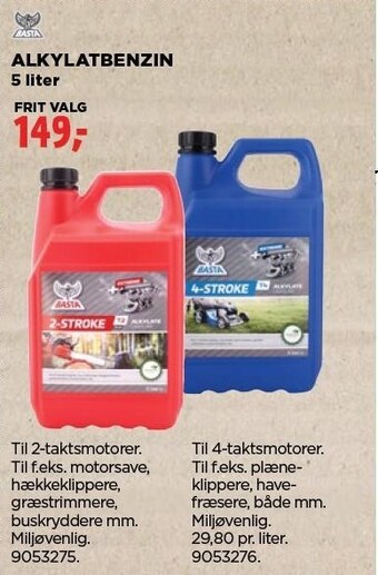 jem & fix Basta alkylatbenzin tilbud