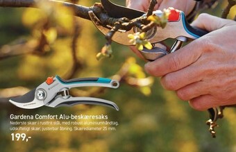 Johannes Fog Gardena comfort alu-beskæresaks tilbud