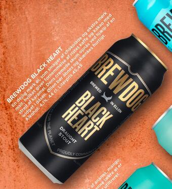 MENY Brewdog black heart tilbud