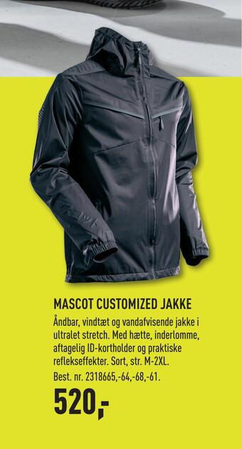 Johannes Fog Mascot customized jakke tilbud