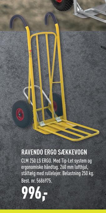 Ravendo ergo sækkevogn
