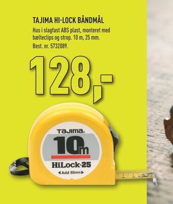 Johannes Fog Tajima hi-lock båndmål tilbud