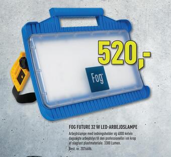 Johannes Fog Fog future 32 w led-arbejdslampe tilbud