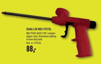 Johannes Fog Dana lim nbs-pistol tilbud