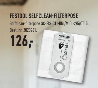 Festool selfclean-filterpose