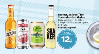 Dagli'Brugsen Smirnoff ice rtd tilbud