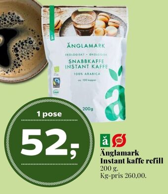 Dagli'Brugsen Änglamark instant kaffe tilbud