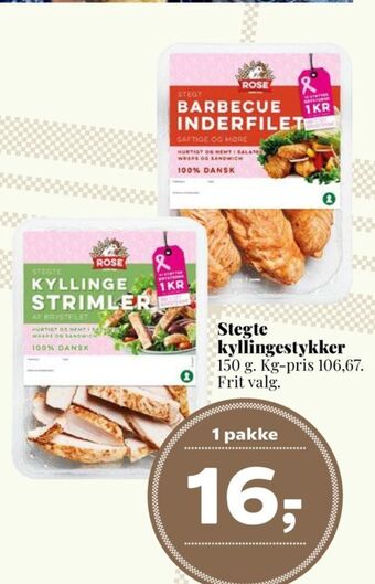 Dagli'Brugsen Rose kyllingestrimler tilbud
