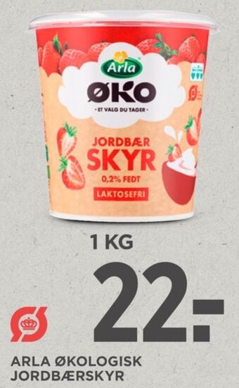 MENY Arla skyr jordbær tilbud