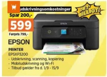 Power Epson printer all-in-one tilbud