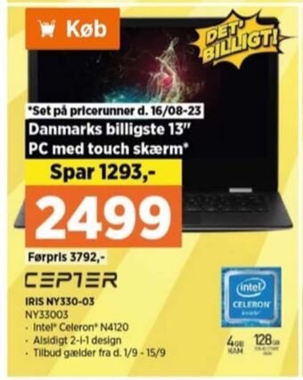 Power Cepter bærbar pc tilbud